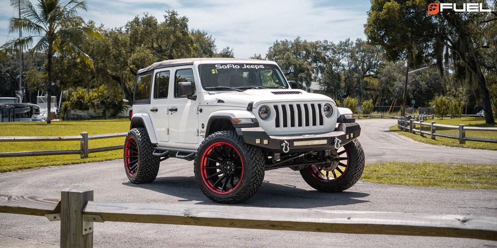 Jeep Wrangler Fuel 1-Piece Wheels Burn - FC403MQ